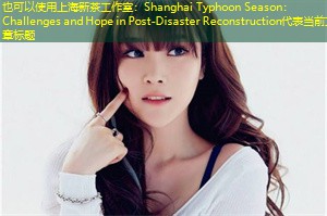 Shanghai Typhoon Season： Challenges and Hope in Post-Disaster Reconstruction